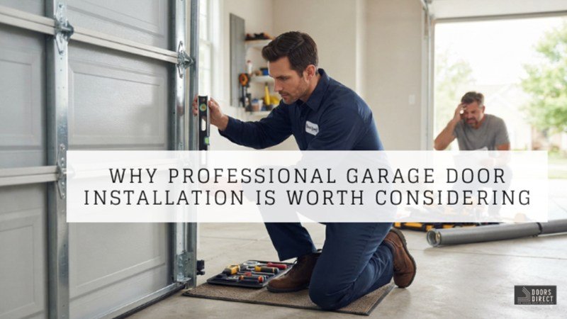 Professional garage door installation