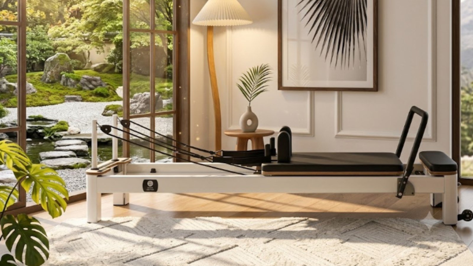 commercial Pilates reformer
