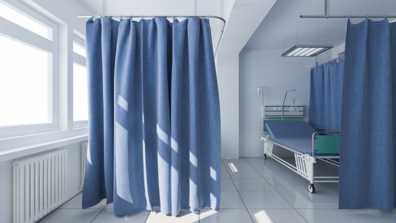Hospital privacy curtains