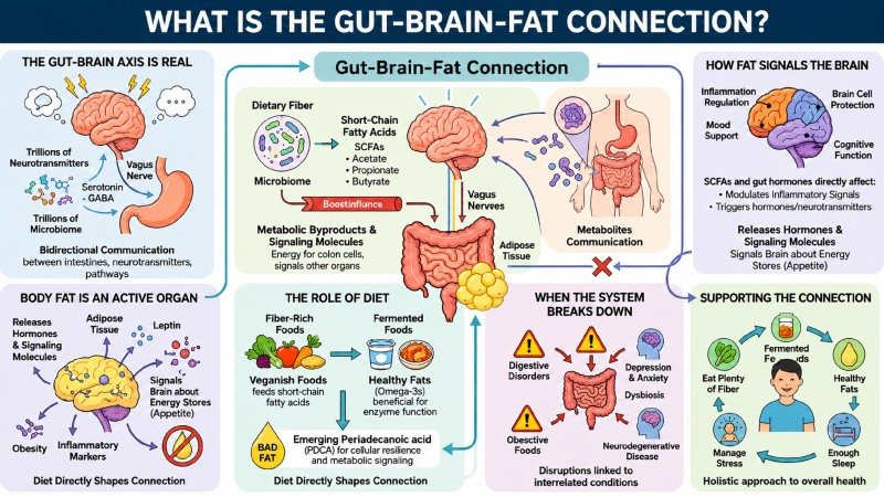 Gut-Brain-Fat